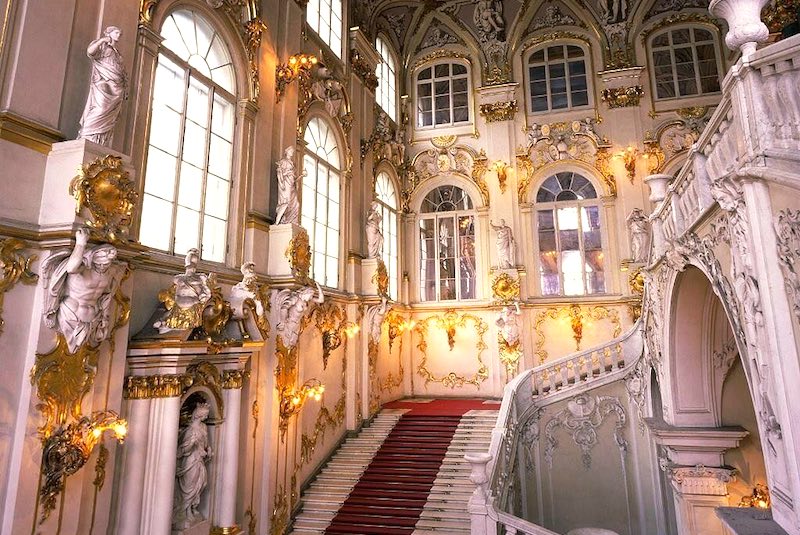 Il museo Hermitage di San Pietroburgo