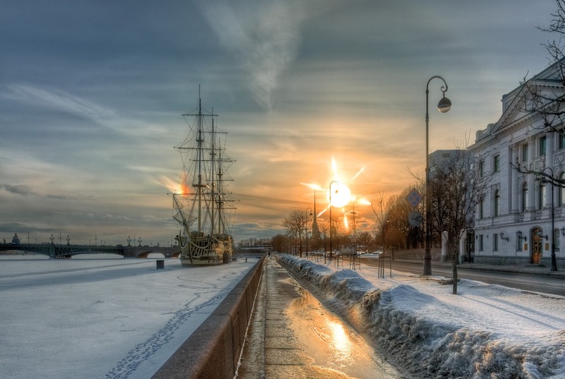 L'inverno a San Pietroburgo 