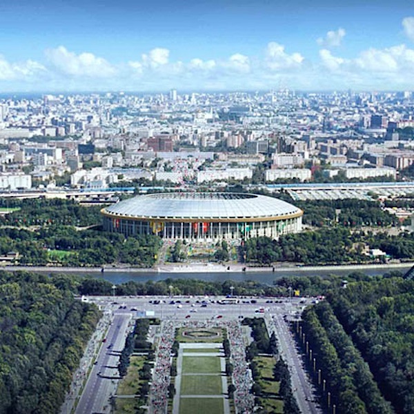 Stadio Luzhnki di Mosca: con 82.330 posti sarà il vero protagonista di questo mondiale.