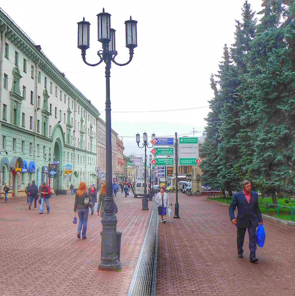 Pulito e sufficientemente organizzato è il centro storico di Nizhnyj Novgorod, la città vanta 1,2 milioni di persone