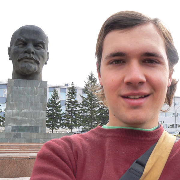 Il famoso testone di Lenin: in ogni città c'è una testa di Lenin ma questa è veramente grossa...
